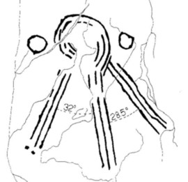 Petroglifo del sole